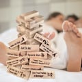 Miniatyrbild 5 av 8: Block Tower Jenga Spel Par Dating Block Tower Jenga Spel