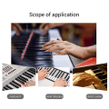 Miniatyrbilde 5 av 5: Pianotastatur-klistremerker for 88 61 49 37 tangenter elektronisk keyboard Pianoklistremerker Nybegynner Gjenbrukbare noteklistremerker