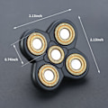 Miniatyrbilde 5 av 5: 5 blader hode barbermaskin erstatningshoder erstatningsblader hode Sh