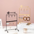 Miniatyrbillede 3 af 9: Smykkearrangør Display Stativ 10-tommer Counter Smykke Display Rack Desk Stativ Guld