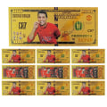 Miniatyrbild 9 av 11: Ronaldo stjärnfotboll minnessedel Europa Cup perifer sand super liga souvenir perifer 10pcs 2