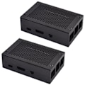 Miniatyrbild 2 av 5: Aluminiumlegering för case Metallhölje för Raspberry Pi 3 Model B Cover 2 B Black