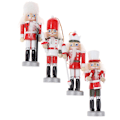 Pikkukuva 1 / 5: 1:a Juldocka 12CM Nötknäppare Dockfigur Julgran Penna 1st/Slumpmässig färg