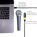 Miniatyrbild 2 av 11: USB-C hane till XLR hona mikrofonkabel Typ-C XLR stereo ljudadapterkabel 2M 3M för inspelare smartphones bärbar dator 3m