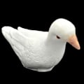 Miniatyrbillede 4 af 5: Sjov magisk levende latex due/gummi due nærbilled illusioner tr