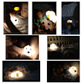 Miniatyrbillede 4 af 4: LED natlampe til børn, blød silikonehvalp LED-lampe med sensor