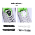 Miniatyrbillede 4 af 8: 1 Par Sneakers Snørebånd Elastiske Ingen Slips Snørebånd Stretching Lo C C C C
