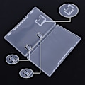 Miniatyrbilde 2 av 5: 5 stk Game Card Oppbevaringsveske Boks Transparent Etui Sh Transparent 5stk Transparent 5pcs