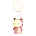 Miniatyrbillede 1 af 4: Unik skrivebordslampe LED-natlampe til børn Studerende læring øjenbeskyttelseslampe USB genopladelig arbejdsbord til hjem i soveværelset (rosa)