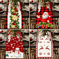 Miniatyrbillede 2 af 8: Jul Snefnug Linned Bordløber Dresser Skærfe Bord stil 4 One Size style 4 One Size