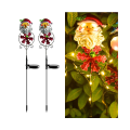Miniatyrbillede 2 af 2: 2 stk. Power Trädgårdsstake Lights Juldekor Lights Julemandsstil
