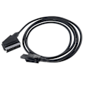 Miniatyrbilde 5 av 5: Profesjonell RGB SCART-kabel til BNC og RCA-adapter Audio Video Gaming, 1,8 meter lang Bruk for X 360 spillkonsoll null - A