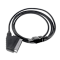 Miniatyrbilde 1 av 5: Profesjonell RGB SCART-kabel til BNC og RCA-adapter Audio Video Gaming, 1,8 meter lang Bruk for X 360 spillkonsoll null - A