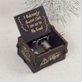Miniatyrbild 2 av 4: Harry Potter Speldosa Trä Handvevad Retro Speldosa Barnfödelsedagsöverraskning för par A