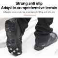 Miniatyrbillede 5 af 5: Anti-slip sko pigge sorte 8 tænder