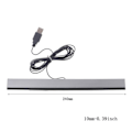 Miniatyrbilde 2 av 11: for Wii Sensor Bar Kablet Mottaker IR Signal Ray USB Plugg Fjernkontroll Erstatning Bevegelsessensor Bar Svart
