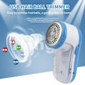 Miniatyrbillede 5 af 5: Elektrisk Mini Stof Fjerner Epilator Trøje Tøj Fuz Hvid one size White one size