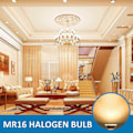 Miniatyrbillede 3 af 5: Halogenpære GU5.3 50W 12V, 800lm varm hvid 2700K Dæmpbar, Halogen Spotlight Pære MR16, 6 stk.
