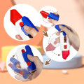 Miniatyrbilde 6 av 8: 3D Print Gravity Cub Jump Liten Rädisa Morot Mini Modell Decom Blå one size Blue one size