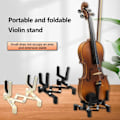 Miniatyrbillede 2 af 5: Justerbar holder til violinstativ - Sammenklappelig violinbøjle - Sort