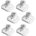 6-pack E27 Skruvtakuttag AC 220-240V, LED-glödlampssockel, E27 Taklampfot