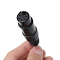 Miniatyrbilde 5 av 11: Svart flyhodetelefonadapter for buss XLR til GA (dobbel plugg) Pilothodetelefonadapter