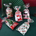 Miniatyrbilde 3 av 5: 50 stk. julegodisposer i plast Julkaker gaveposer A2 onesize