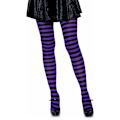 Miniatyrbilde 1 av 8: Dame Jenter Over Knesokker Søte Elastiske Strømpebukser Halloween Jul purple&black
