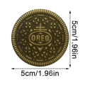 Miniatyrbillede 2 af 5: Voksen Fidget Slider Fidget Clicker Mønt Metall Fidget Legetøj Haptic Slider Edc (brun)