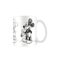 Miniatyrbillede 1 af 2: Disney Sketch Process Musse Pigg Krus One Size Hvid/Sort Hvid/Sort One Size