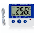 Miniatyrbilde 1 av 5: Digitalt kjøleskapstermometer med alarm og maks/min temperatur Lettlest digital LCD