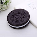 Pikkukuva 2 / 5: Oreo-muotoinen interaktiivinen koiran purulelu äänellä, kestävä kumi hampaiden puhdistukseen, helppo puhdistaa