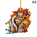 Pikkukuva 1 / 8: Brandman Bil Hänge Brandman Ornament Bil Backspegel A4 onesize A4 onesize