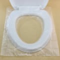 Miniatyrbillede 4 af 5: 50 stk Engangs Toilet Cover Bærbar WC-Sæde Toiletklap til Børn og Voksne Pottetræning Rejsetilbehør