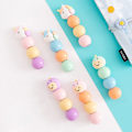 Miniatyrbillede 2 af 5: Kreativ e Cartoon Student Highlighter Marker Farve Lomme Pen A3