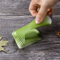 Miniatyrbillede 2 af 5: 10-delt sæt af håndtag hårkamme (gul), bredtandede kamme