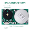 Miniatyrbilde 2 av 5: Irriterande støymaker Mini PCB Pipende spratt Irriterende støymak