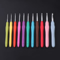 Miniatyrbilde 3 av 10: Ergonomiske multi-heklenåler Garnnåler 2-8 mm med etui T 3.5 mm