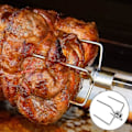 Miniatyrbilde 5 av 5: Kjøttklemmer, 4 stk Kjøttnåler Rustfritt Stål Multifunksjonell Grillgaffel Kylling Grill Grilltilbehør For Grillspyd null ingen
