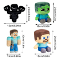 Pikkukuva 2 / 5: Pehmolelu, Minecraft Zombie, Creeper, Giant, Steve, Alex Pixel Miner Täytetty Tyyny Eläinten Pehmolelu Lapsille Syntymäpäiväjuhlat Lahja, Koti Sisustus Steve Steve