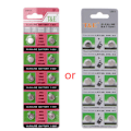 Miniatyrbillede 1 af 5: 10 stk. alkaliske batterier AG2 1,5V G2 396A LR726 SR726W GP397 1164SO SR59W SR726 Myntknapcelle Ur Klockor