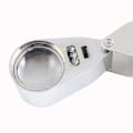 Miniatyrbillede 5 af 5: 40x forstørrelsesglas med LED-belysning til smykker