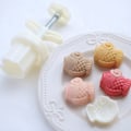 Miniatyrbillede 4 af 5: Månkageforme Sød fiskformet DIY håndpresse månkageform Bageværktøj Gadget
