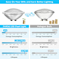 Miniatyrbillede 3 af 5: PAR56 LED Poollys, 30W, Vandtæt, IP68, Undervands, 12V DC/AC, Kølig Hvid 6000K
