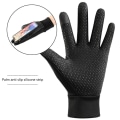 Pikkukuva 5 / 8: Vinter Touch -hansikkaat, kylmänkestävät moottoripyörä- ja pyöräilyhansikkaat, siniset, ONESIZE Blue ONESIZE