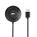 Miniatyrbillede 5 af 5: Magnetisk 2.0 USB-hub med 4 porte, forlænget kabel, Slim bærbar adapter splitter til Windows-systemdator, hvid