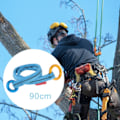 Miniatyrbillede 5 af 5: 1/2/3/5 Cambium Saver Træ Arborist Friktionsbeskytter til Udendørs Brug Blå 90cm 1 Stk