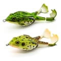 Miniatyrbillede 1 af 5: Dobbelt Propeller Frøer Blødt Drag Silikon Fiske Agns Gummi
