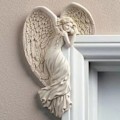 Pikkukuva 1 / 5: Dörrram Ängel Dekor Statyer Ornament Vingar Ängel Resin Craf Left