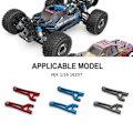 Miniatyrbillede 5 af 5: Aluminiumlegeringsforbedret forreste øvre ophængsarm til 1/16 MJX Red